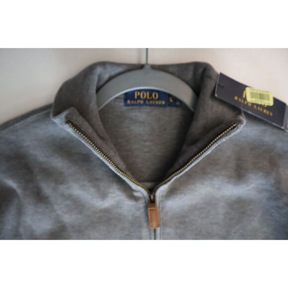 Polo Ralph Lauren 0407268 Men's Sz S Gray Heather 1/4 Zip Pullover Sweater - Picture 6 of 11